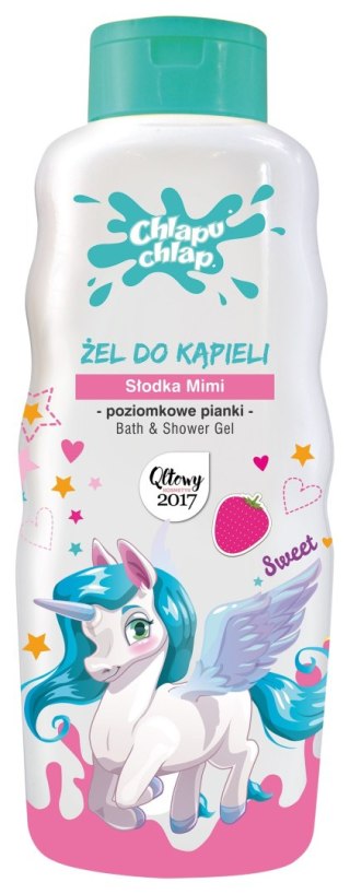 CHLAPU CHLAP Żel do kąpieli Słodka Mimi - poziomkowe pianki 710ml