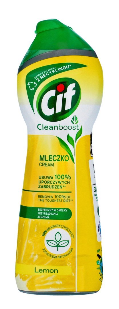 CIF Cream Lemon Mleczko do czyszczenia z mikrokryształkami 250 ml