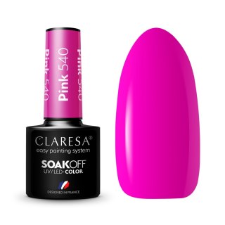 CLARESA Lakier hybrydowy Pink nr 540 5g