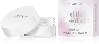 CLARESA Puder sypki pod oczy Feel The Pow(D)er! nr 01 white 6g