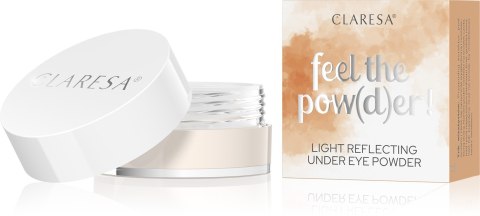 CLARESA Puder sypki pod oczy Feel The Pow(D)er! nr 02 beige 6g