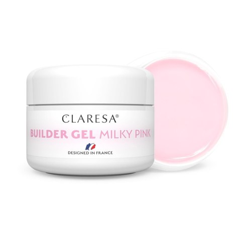 CLARESA Żel budujący do paznokci Builder - Milky Pink 15g CLARESA Żel budujący do paznokci Builder - Milky Pink 15g