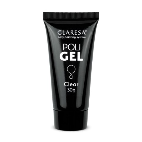 CLARESA Żel budujący do paznokci Poli - Clear 30g CLARESA Żel budujący do paznokci Poli - Clear 30g