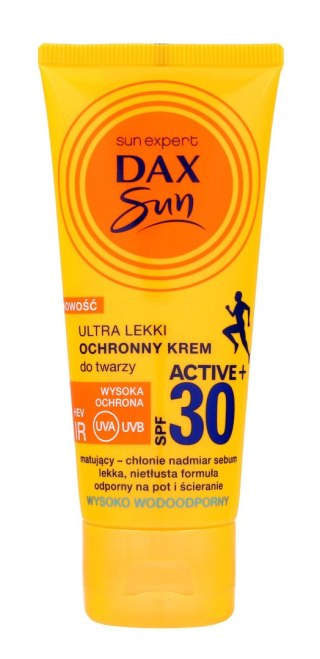 DAX Sun Ultralekki Ochronny Krem do twarzy SPF30 Active+ 50ml