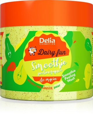 DELIA COSMETICS DAIRY FUN Smoothie peelingujące do mycia ciała - Wczasy pod Gruszą 350g