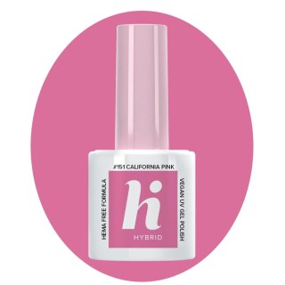 Hi Hybrid HEMA Free Lakier hybrydowy Palm Springs #151 California Pink 5ml