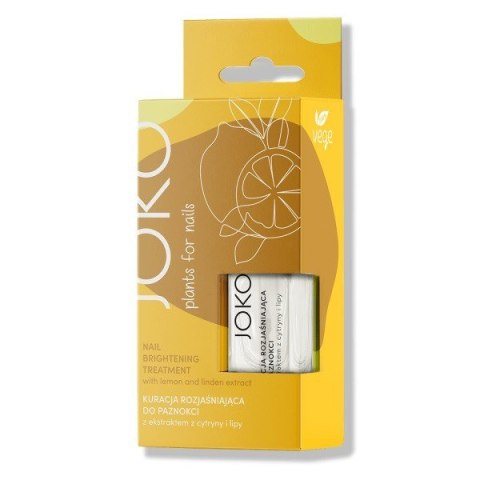 JOKO Plants for Nails Kuracja rozjaśniająca do paznokci z ekstraktem z cytryny i lipy 11ml JOKO Plants for Nails Kuracja rozjaśniająca do paznokci z ekstraktem z cytryny i lipy 11ml