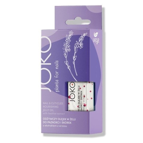 JOKO Plants for Nails Odżywczy Olejek w żelu do paznokci i skórek z ekstraktem z wrzosu 11ml JOKO Plants for Nails Odżywczy Olejek w żelu do paznokci i skórek z ekstraktem z wrzosu 11ml