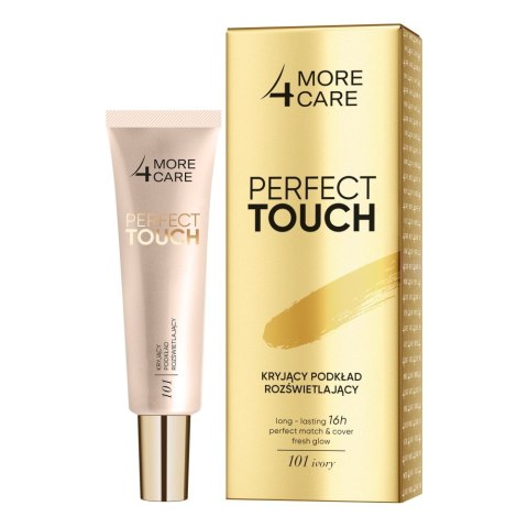 More4Care Perfect Touch Kryjący Podkład rozświetlający nr 101 Ivory 30ml