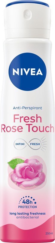 NIVEA Antyperspirant damski w sprayu Fresh Rose Touch 250 ml