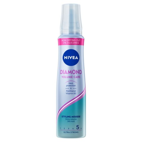 NIVEA Styling Pianka do włosów Diamond Volume Care - ultra mocna 150 ml