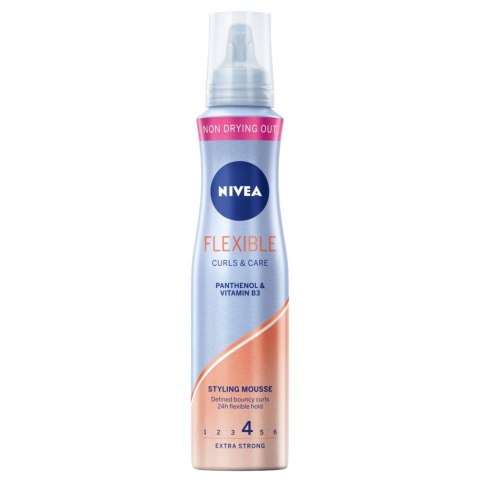 NIVEA Styling Pianka do włosów Flexible Curls & Care - ekstra mocna 150 ml