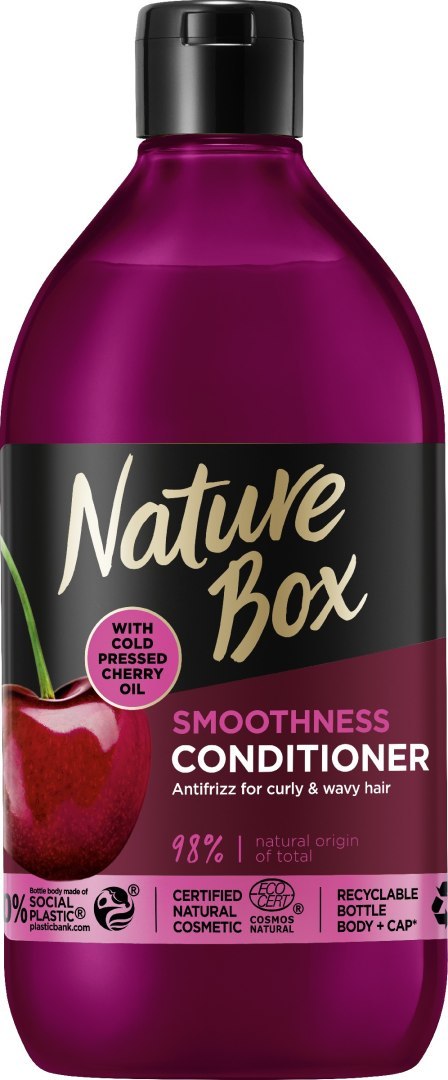 Nature Box Odżywka do włosów kręconych i niesfornych Cherry Oil 385ml