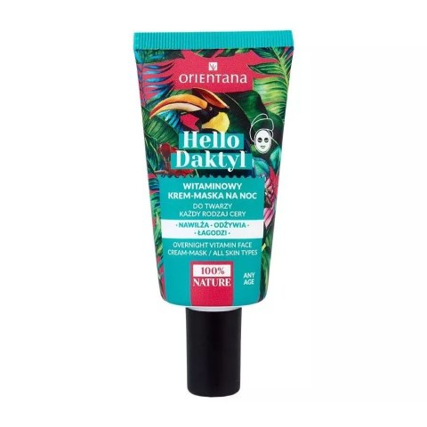 ORIENTANA Hello Daktyl Witaminowy Krem-Maska na noc 40ml ORIENTANA Hello Daktyl Witaminowy Krem-Maska na noc 40ml