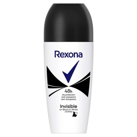 REXONA Invisible Black & White Antyperspirant damski w kulce 50 ml REXONA Invisible Black & White Antyperspirant damski w kulce 50 ml