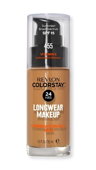 Revlon Colorstay 24H Longwear Podkład kryjąco-matujący nr 455 Honey Beige - cera mieszana i tłusta 30ml