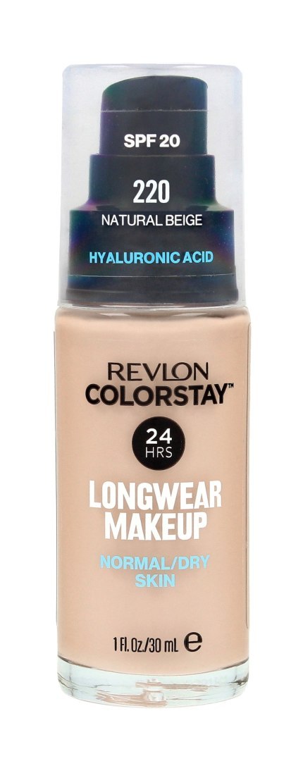 Revlon Colorstay 24H Podkład kryjący nr 220 Natural Beige - cera normalna i sucha 30 ml Revlon Colorstay 24H Podkład kryjący nr 220 Natural Beige - cera normalna i sucha 30 ml