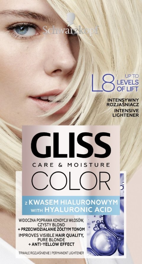 Schwarzkopf Gliss Color Krem koloryzujący nr L8 Intensywny Rozjaśniacz 1op.