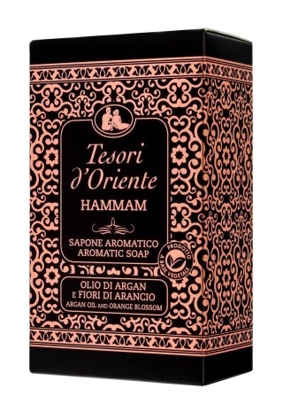 TESORI D`ORIENTE Aromatyczne Mydło w kostce Hammam - Olej Arganowy & Kwiat Pomarańczy 125g