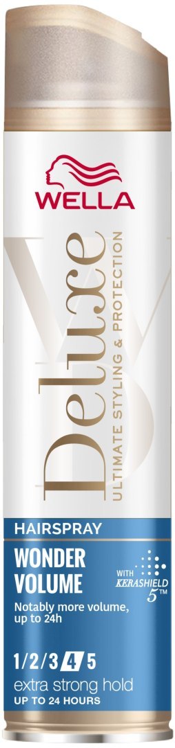 WELLA DeLuxe Lakier do włosów Wonder Volume 250ml WELLA DeLuxe Lakier do włosów Wonder Volume 250ml