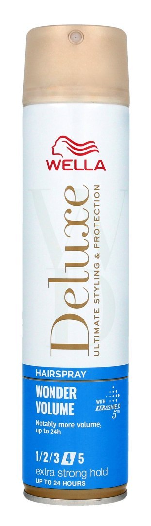 WELLA DeLuxe Lakier do włosów Wonder Volume 250ml WELLA DeLuxe Lakier do włosów Wonder Volume 250ml