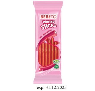 Bebeto 160g Wacky Sticks żelki kable (24)[D]