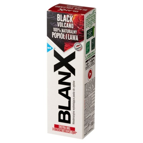 BLANX Pasta do zębów wybielająca - Black Volcano 75ml BLANX Pasta do zębów wybielająca - Black Volcano 75ml