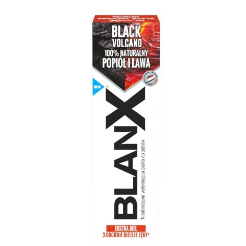BLANX Pasta do zębów wybielająca - Black Volcano 75ml BLANX Pasta do zębów wybielająca - Black Volcano 75ml