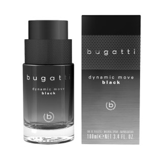 BUGATTI Dynamic Move Black Woda toaletowa dla mężczyzn 100ml