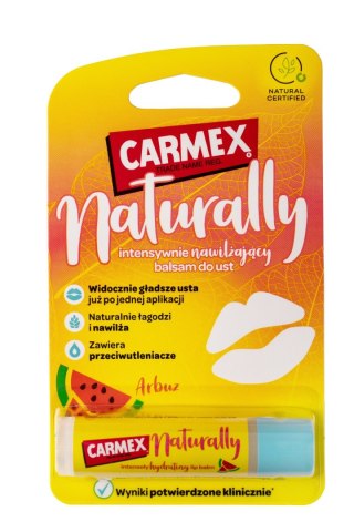 CARMEX Naturally Intensywnie Nawilżający Balsam do ust - Arbuz 4.25g