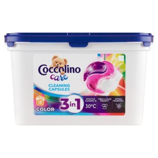 COCCOLINO Care Kapsułki 3w1 do prania kolorowych tkanin (18 prań) 311 g