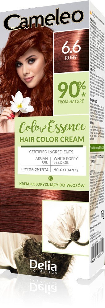 DELIA COSMETICS Cameleo Color Essence Krem koloryzujący nr 6.6 - ruby 1op. DELIA COSMETICS Cameleo Color Essence Krem koloryzujący nr 6.6 - ruby 1op.