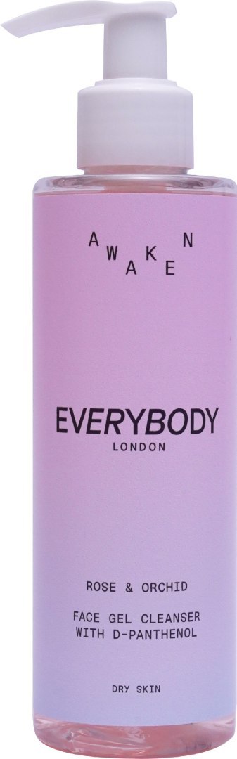 EVERYBODY Awaken Żel do mycia twarzy do cery suchej - Róża i Orchidea 200ml EVERYBODY Awaken Żel do mycia twarzy do cery suchej - Róża i Orchidea 200ml
