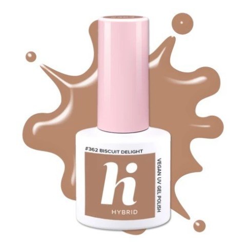 HI HYBRID Lakier hybrydowy HEMA Free Coffeehouse #362 Biscuit Delight 5 ml HI HYBRID Lakier hybrydowy HEMA Free Coffeehouse #362 Biscuit Delight 5 ml