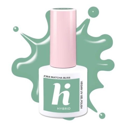 HI HYBRID Lakier hybrydowy HEMA Free Coffeehouse #364 Matcha Bliss 5 ml HI HYBRID Lakier hybrydowy HEMA Free Coffeehouse #364 Matcha Bliss 5 ml