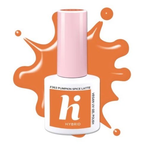 HI HYBRID Lakier hybrydowy HEMA Free Coffehouse #363 Pumpkin Spice Latte 5 ml HI HYBRID Lakier hybrydowy HEMA Free Coffehouse #363 Pumpkin Spice Latte 5 ml