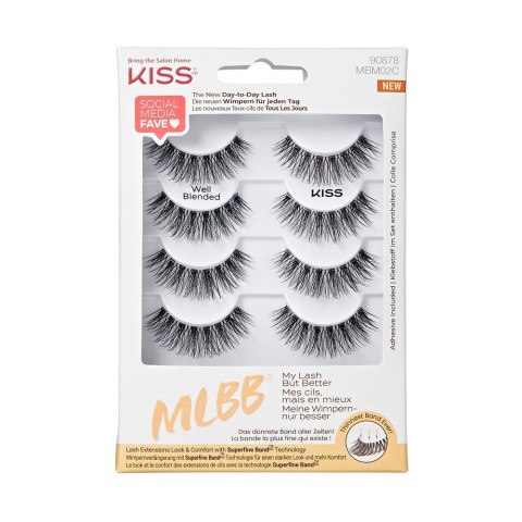KISS My Lash But Better Sztuczne Rzęsy - Well Blended 1op - 4 pary