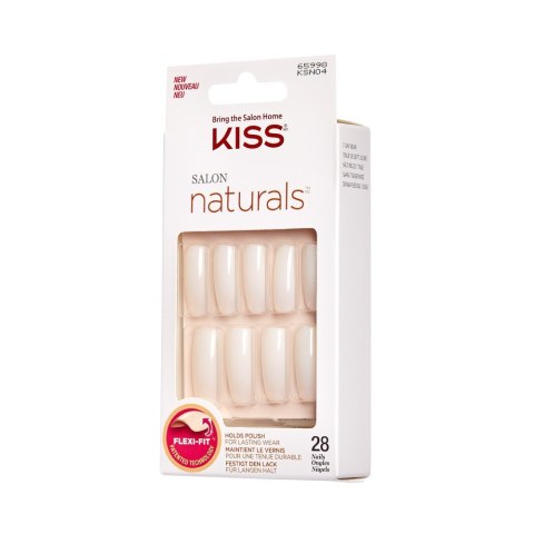 KISS Salon Sztuczne Paznokcie Naturals - Go Rouge 1op.(28szt)