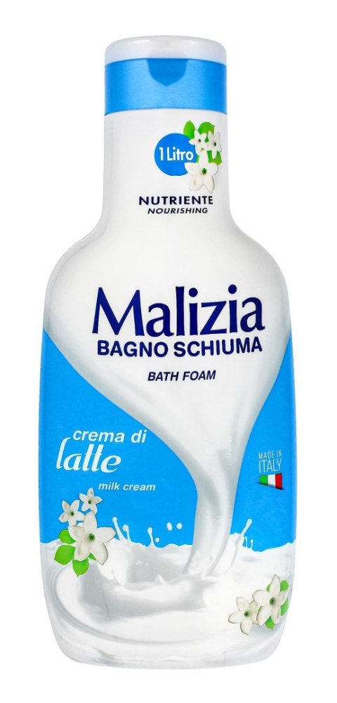 MALIZIA Płyn do kąpieli Cream di Latte Mleczna pianka 1000 ml