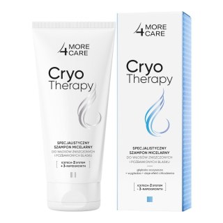 More4Care CryoTherapy Micelarny Szampon do włosów zniszczonych i pozbawionych blasku 200ml