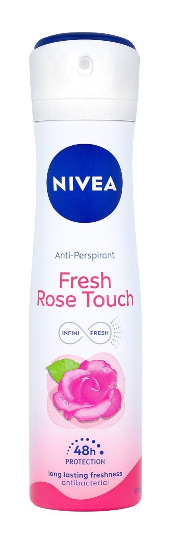 NIVEA Antyperspirant damski w sprayu Fresh Rose Touch 150 ml NIVEA Antyperspirant damski w sprayu Fresh Rose Touch 150 ml
