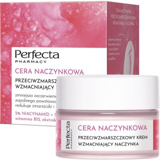 PERFECTA Cera Naczynkowa Przeciwzmarszczkowy krem wzmacniający naczynka 50 ml