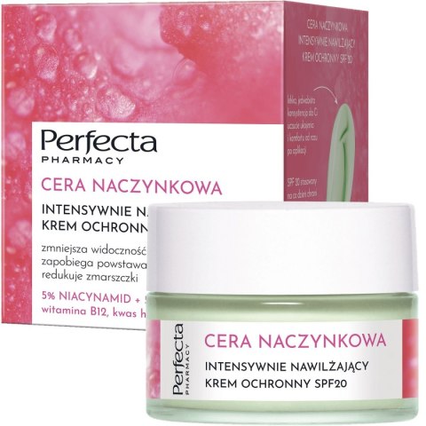 PERFECTA Cera Naczynkowa SPF 20 Intensywnie nawilżający krem ochronny 50 ml PERFECTA Cera Naczynkowa SPF 20 Intensywnie nawilżający krem ochronny 50 ml