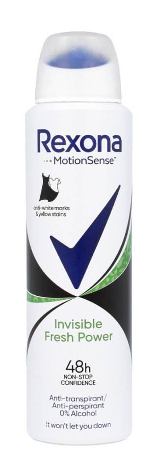 REXONA Invisible Fresh Power Antyperspirant damski w sprayu 150 ml