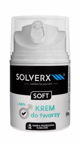 SOLVERX MEN SOFT Krem do twarzy 50ml