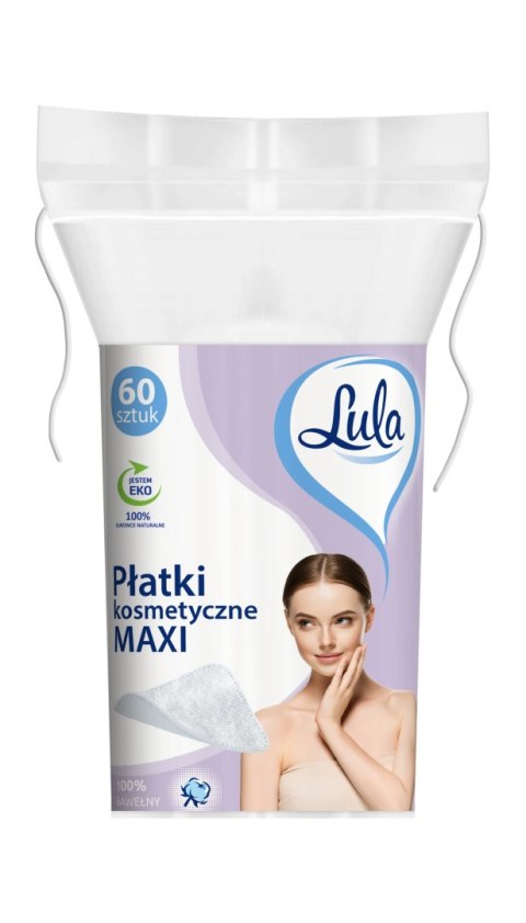 STELLA Lula Płatki kosmetyczne MAXI kwadratowe 60 sztuk STELLA Lula Płatki kosmetyczne MAXI kwadratowe 60 sztuk