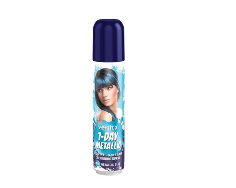 VENITA 1- Day Metallic Spray koloryzujący do włosów - nr M3 Metallic Blue (metaliczny niebieski) 50ml VENITA 1- Day Metallic Spray koloryzujący do włosów - nr M3 Metallic Blue (metaliczny niebieski) 50ml