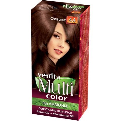 VENITA Farba do włosów bez amoniaku Multi Color - 4.4 Chestnut 1op.