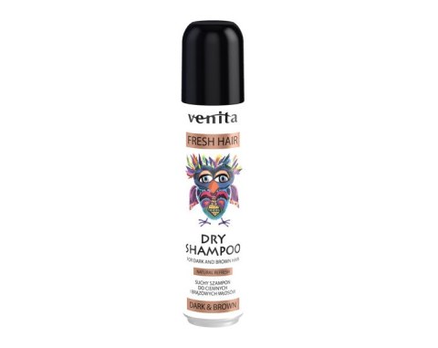 VENITA Fresh Hair Suchy Szampon do ciemnych i brązowych włosów - Dark&Brown 75ml VENITA Fresh Hair Suchy Szampon do ciemnych i brązowych włosów - Dark&Brown 75ml