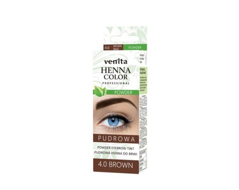 VENITA Henna Color Pudrowa Henna do brwi - 4.0 Brown (Brązowa) 1op.